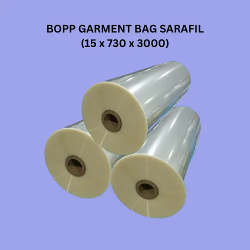 BOPP GARMENT BAG SARAFIL (15 x 730 x 3000) - Tokoplas Ecommerce Indonesia